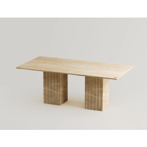 Edan - Traverten Yemek Masası