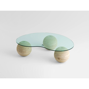 Hestia - Traverten Sehpa